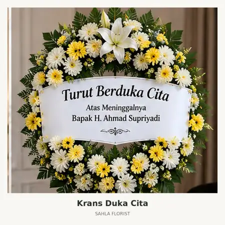 Krans Bunga Duka Pemalang